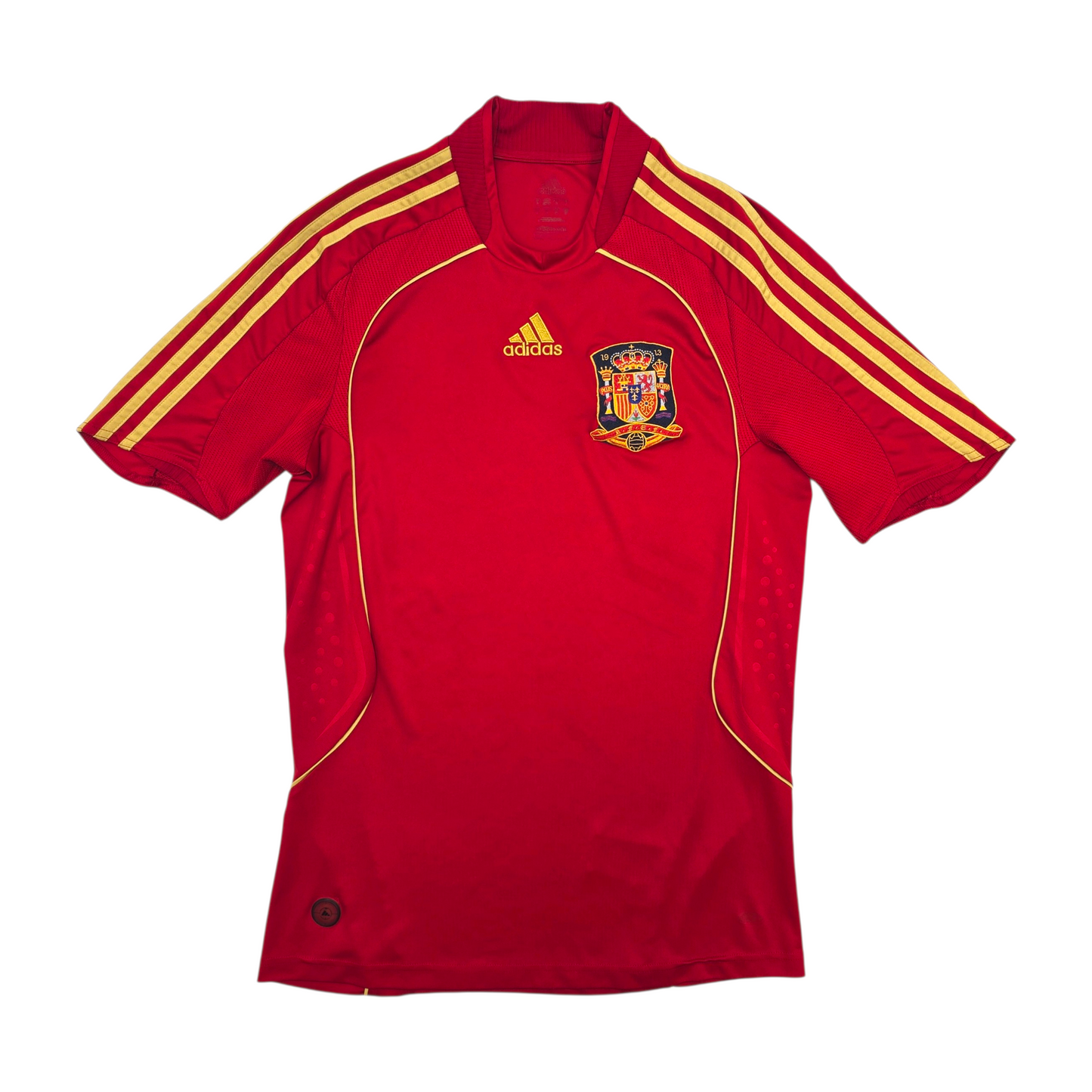 2007/09 Spain Home Football Shirt (S) Adidas