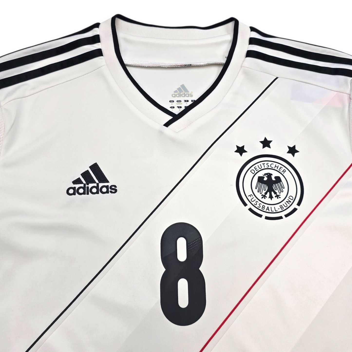 2012/13 Germany Home Football Shirt (S) Adidas #8 Ozil