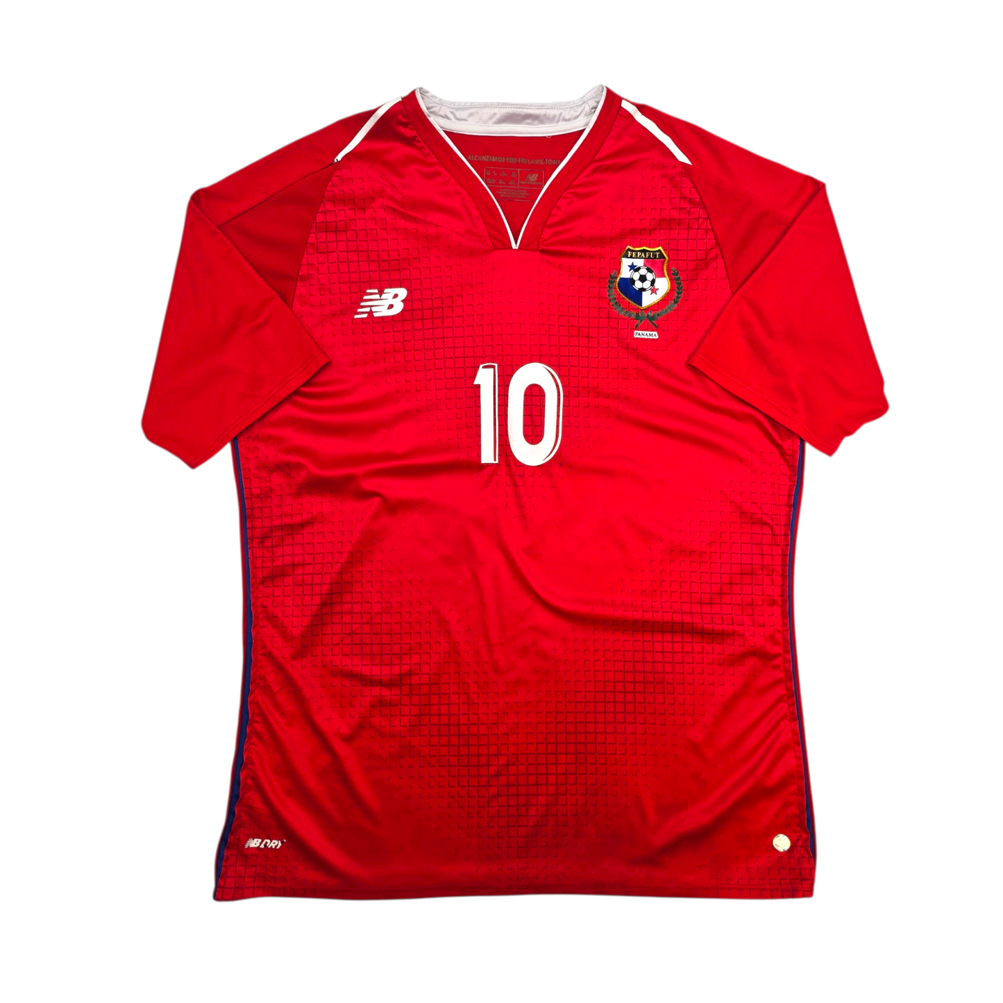 2018/19 Panama Home Football Shirt (XL) New Balance #10 I. Diaz