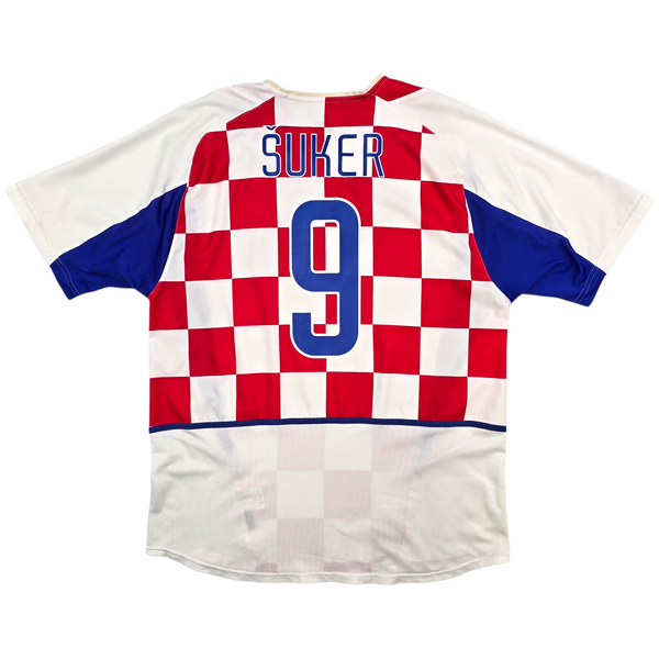 2002/03 Croatia Home Football Shirt (L) Nike #9 Suker