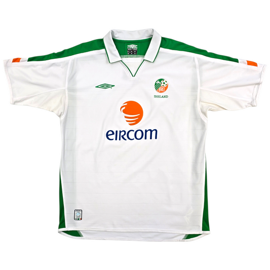 2003/05 Ireland Away Football Shirt (XL) Umbro