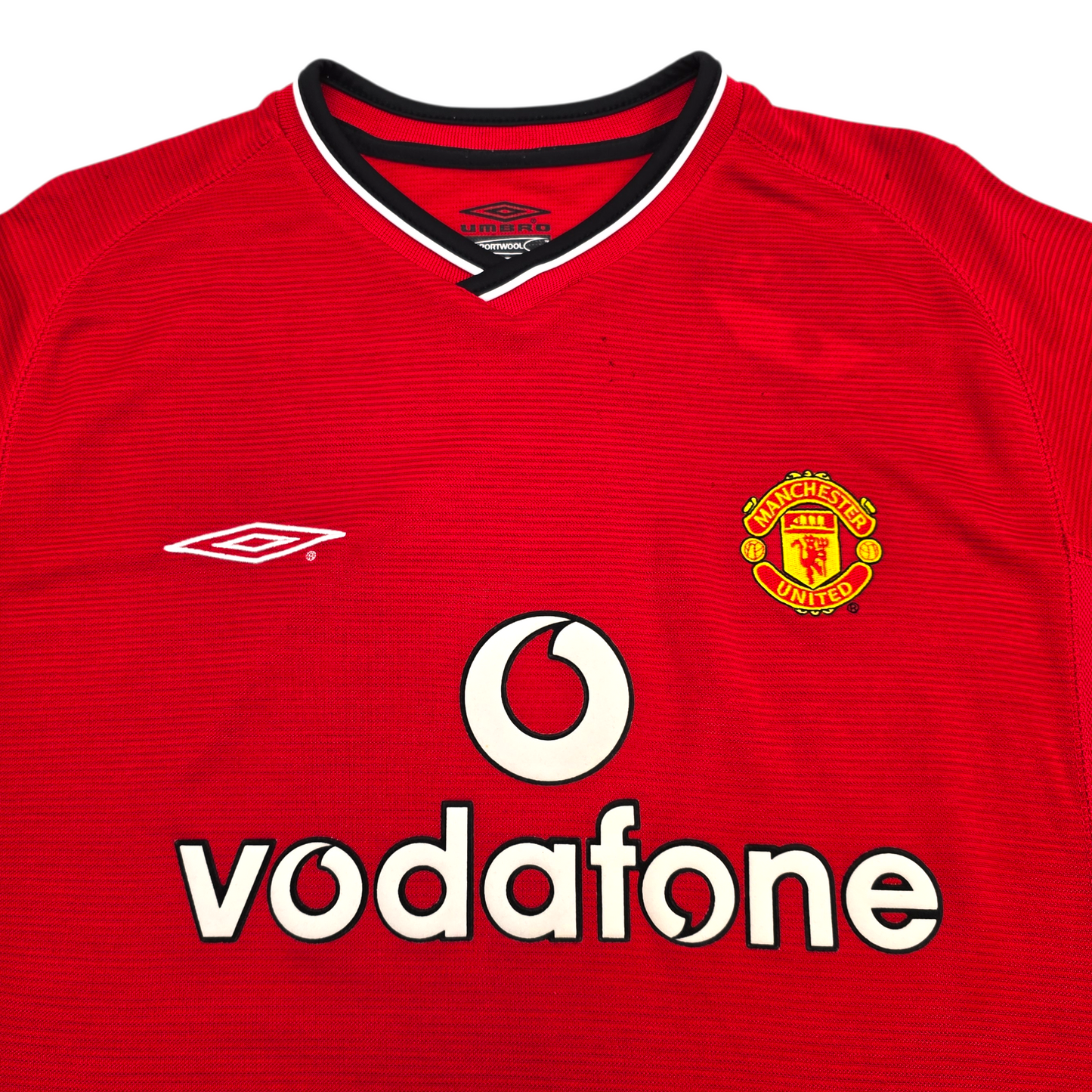 2000/02 Manchester United Home Football Shirt (L) Umbro #7 Beckham