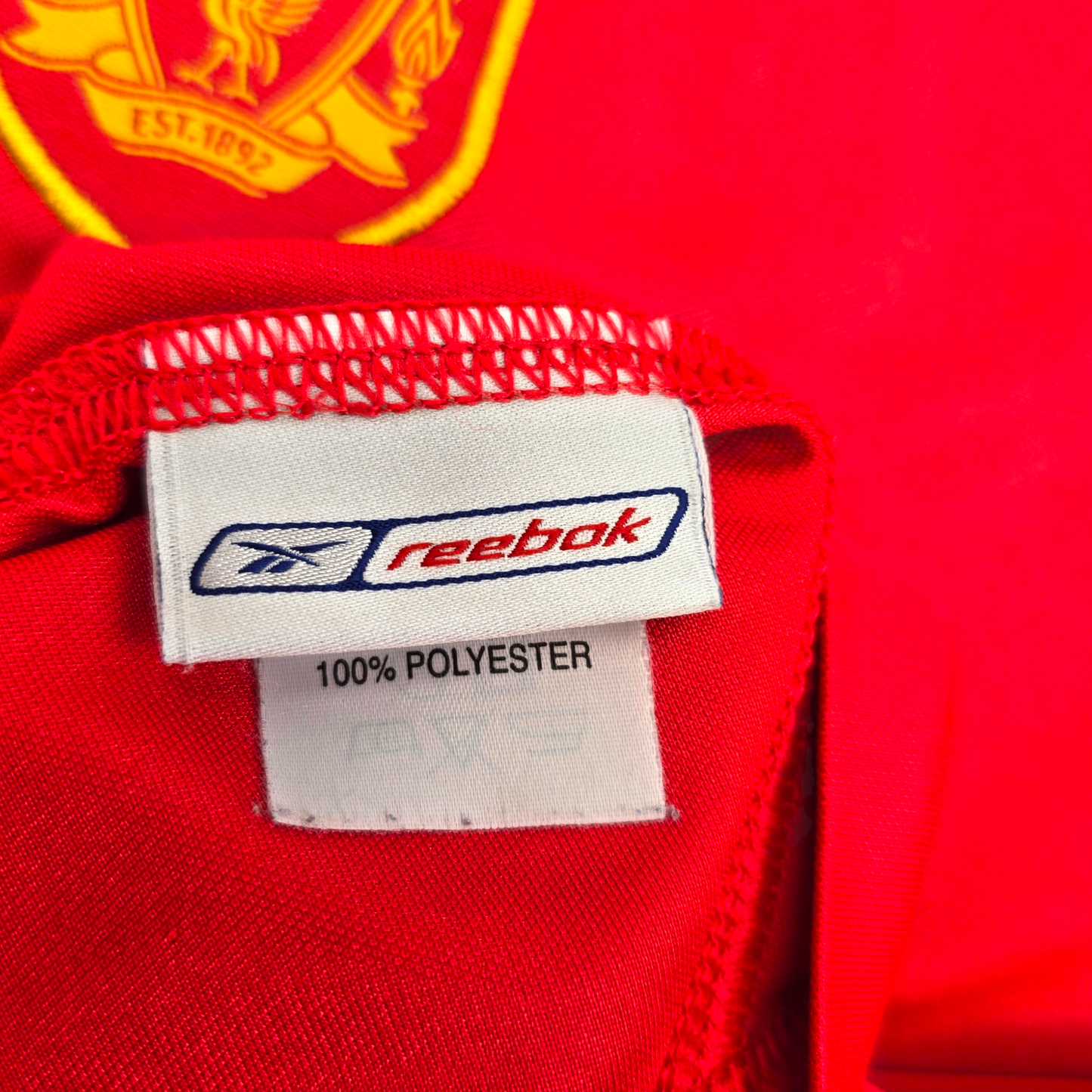 2001/03 Liverpool European Home Football Shirt (XL) Reebok #18 Riise