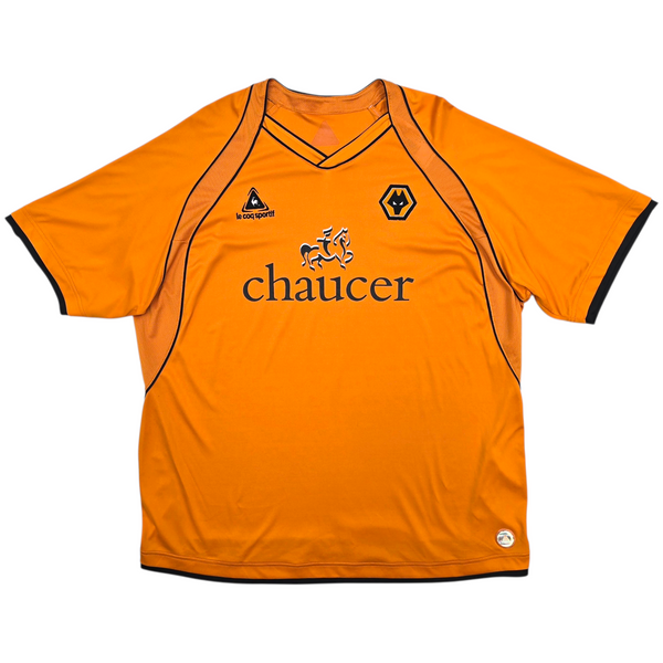 2006/08 Wolverhampton Wanderers Home Football Shirt (2XL) Le Coq Sportif