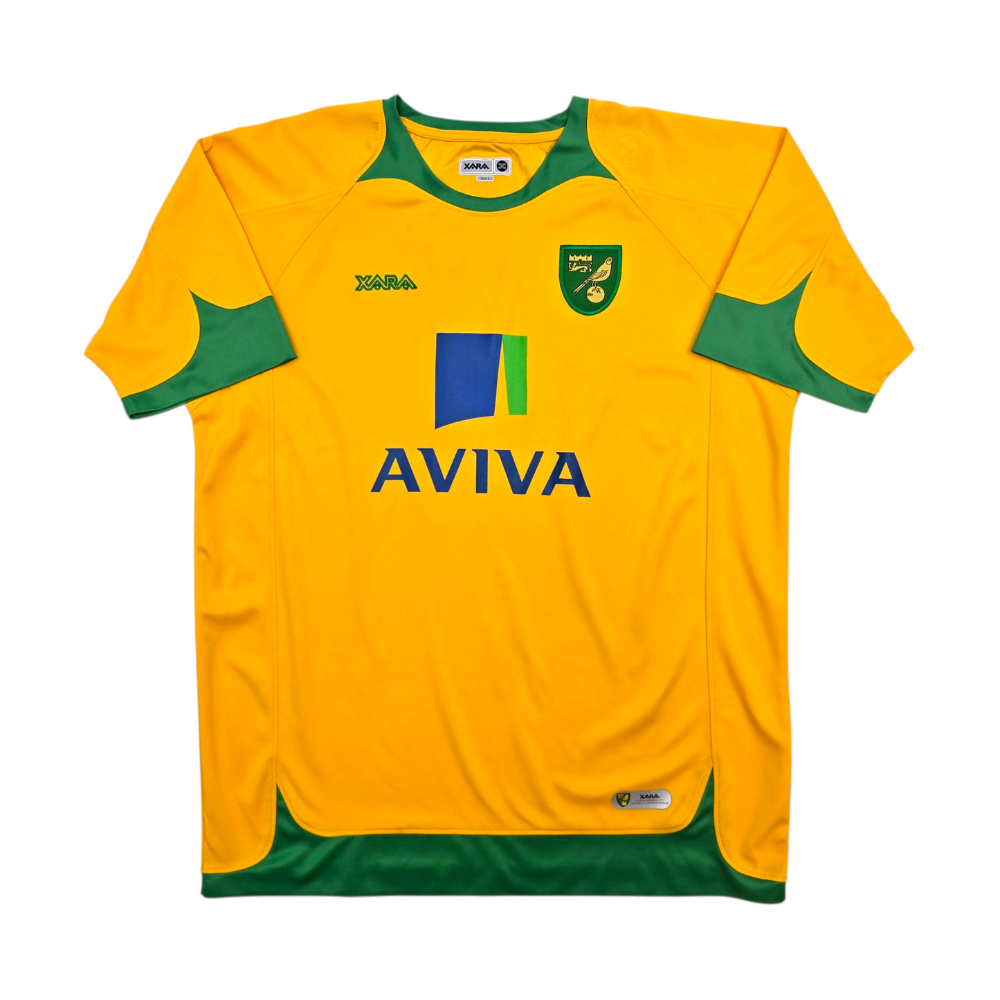 2008/10 Norwich City Home Football Shirt (L) Xara