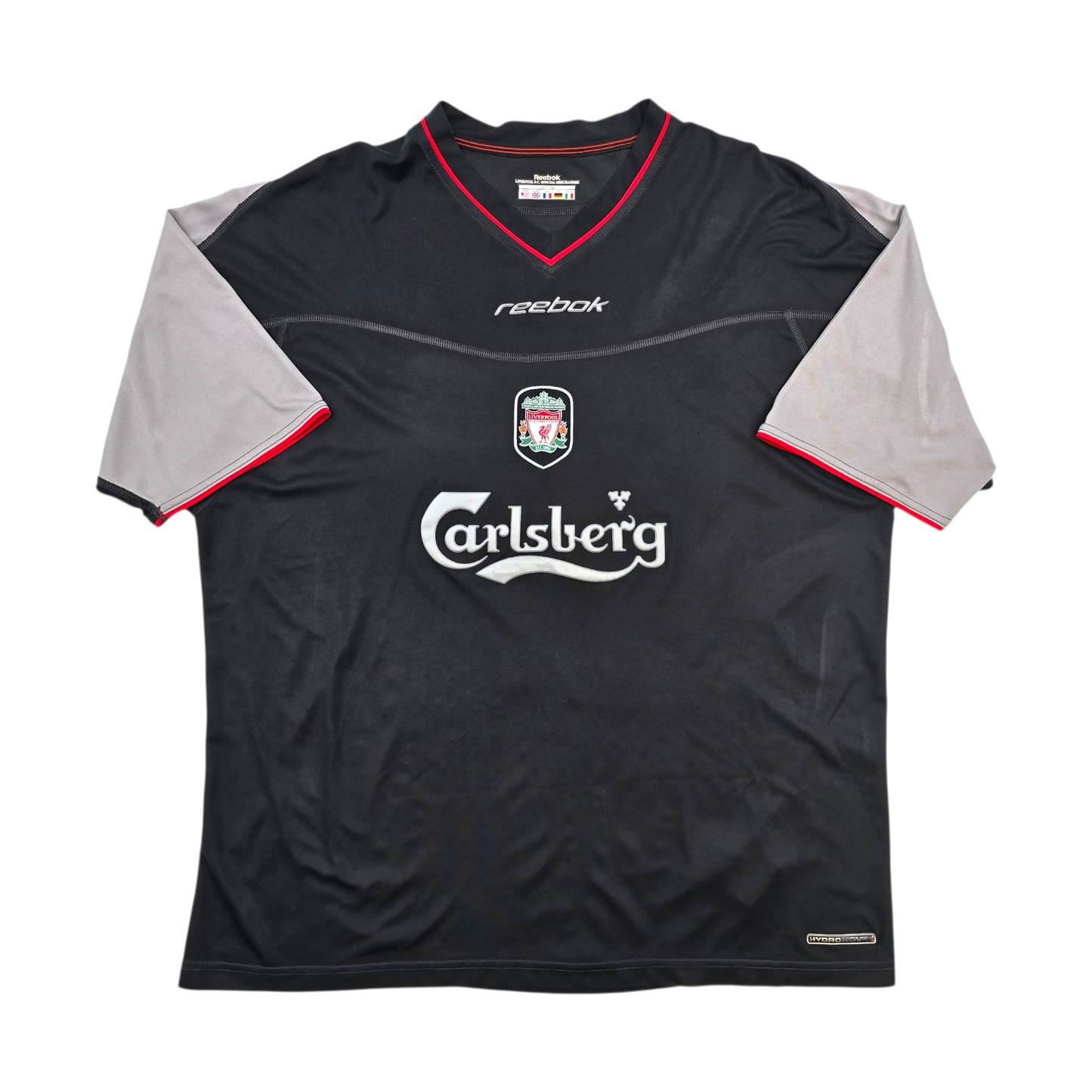 2002/04 Liverpool Away Football Shirt (XL) Reebok #17 Gerrard