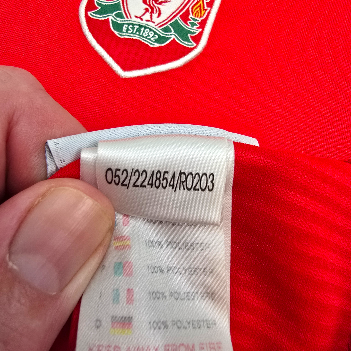 2002/04 Liverpool Home Football Shirt (XL) Reebok