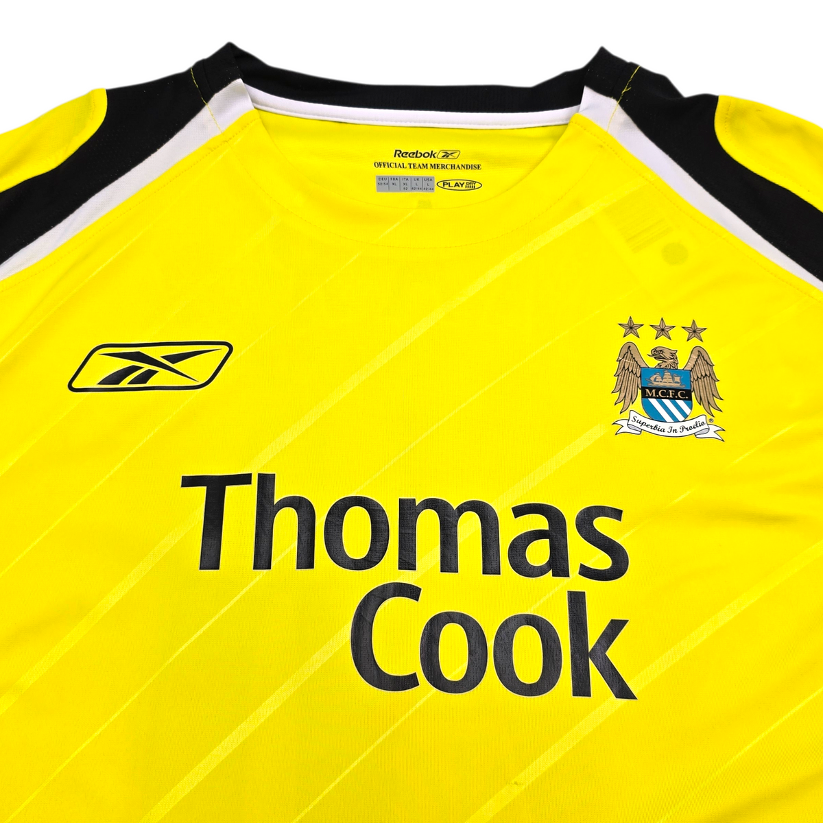 2005/07 Manchester City Third Football Shirt (L) Reebok #20 Samaras