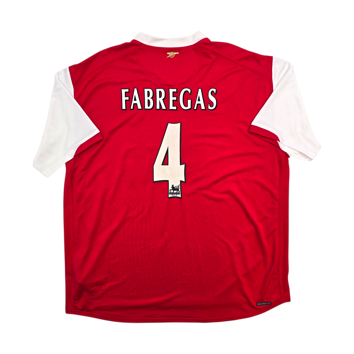 2006/08 Arsenal Home Football Shirt (2XL) Nike #4 Fabregas