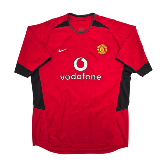 2002/04 Manchester United Home Football Shirt (XL) Umbro