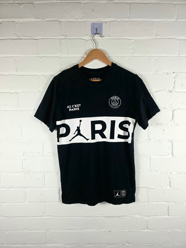 Nike Jordan PSG 2019/20 Wordmark T-Shirt Small