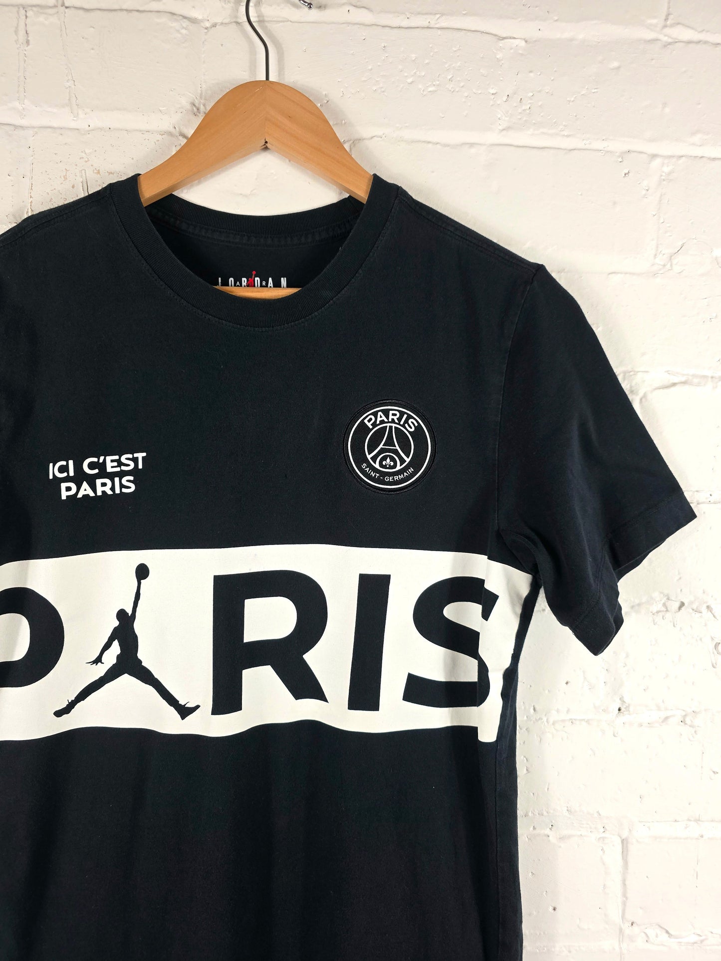 Nike Jordan PSG 2019/20 Wordmark T-Shirt Small