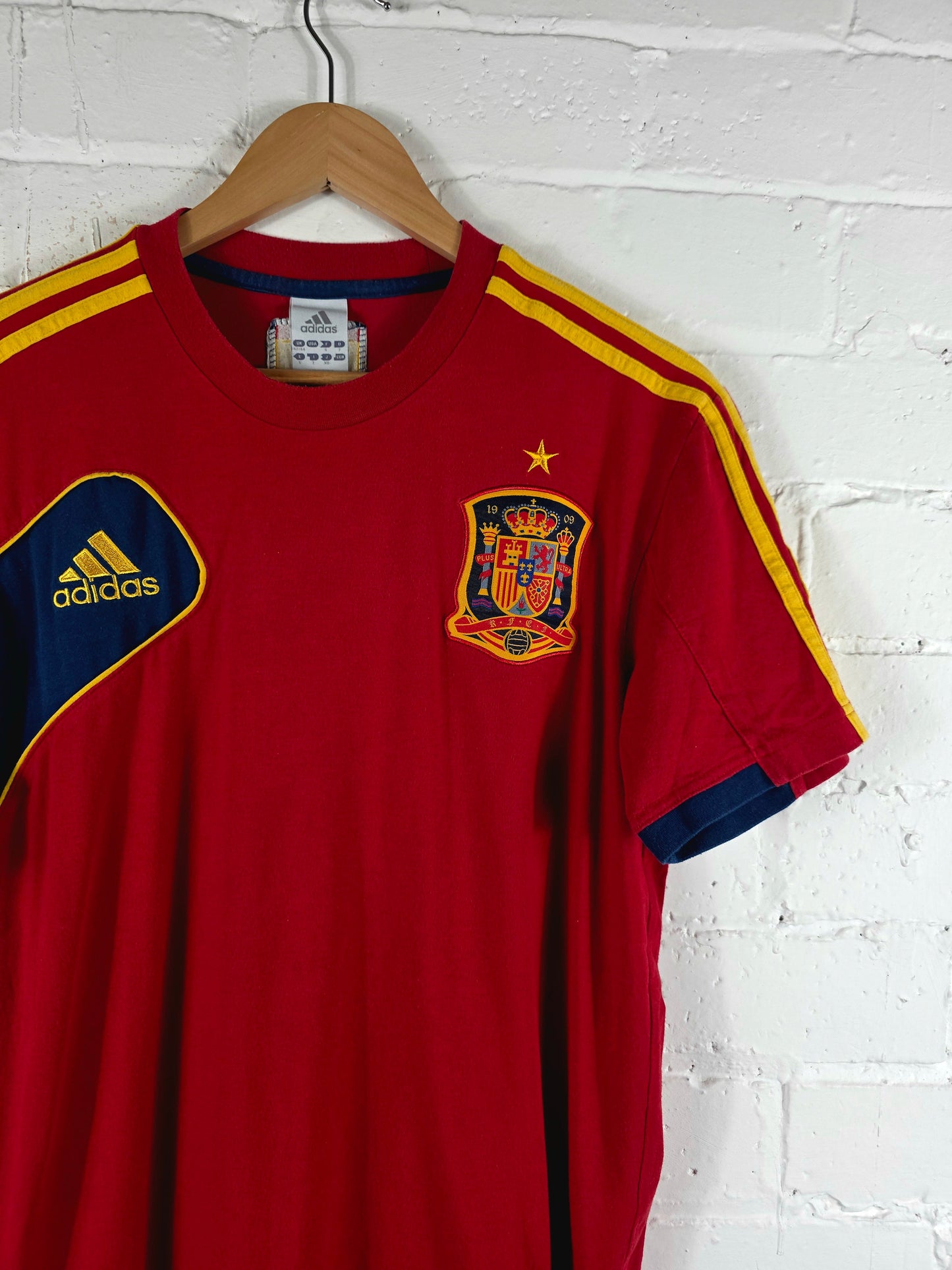 Adidas Spain 2012/13 Cotton T-Shirt Large