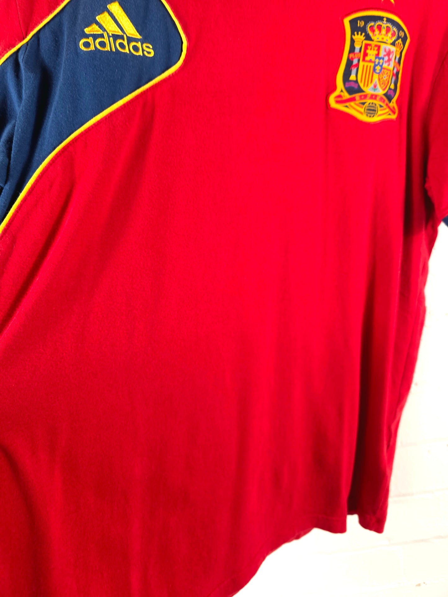 Adidas Spain 2012/13 Cotton T-Shirt Large