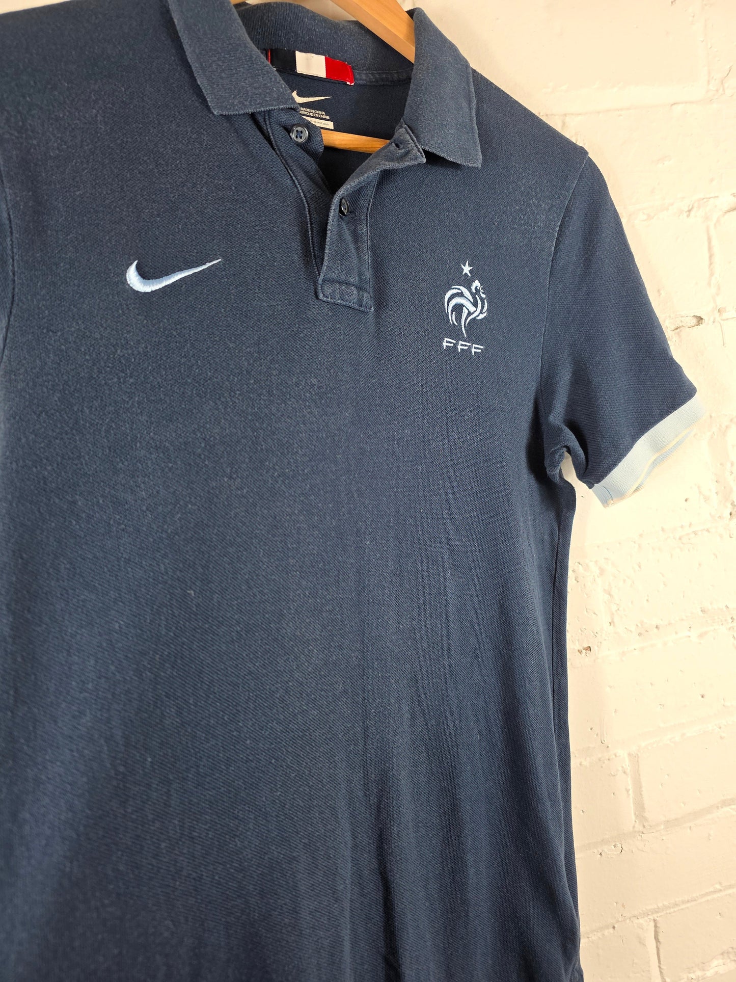Nike France 2013/14 Polo Shirt Shirt Small