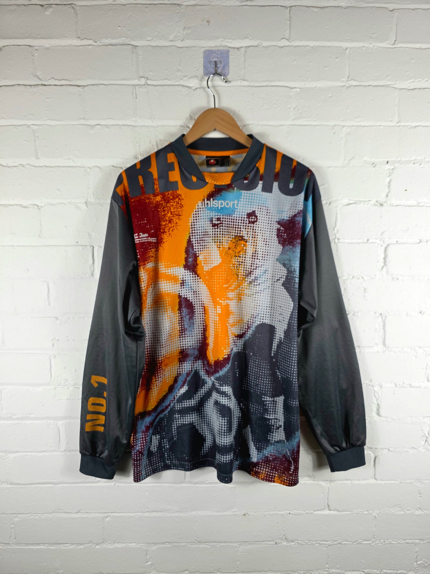 Uhlsport 2000/01 Long Sleeve Goalkeeper Template Shirt Large