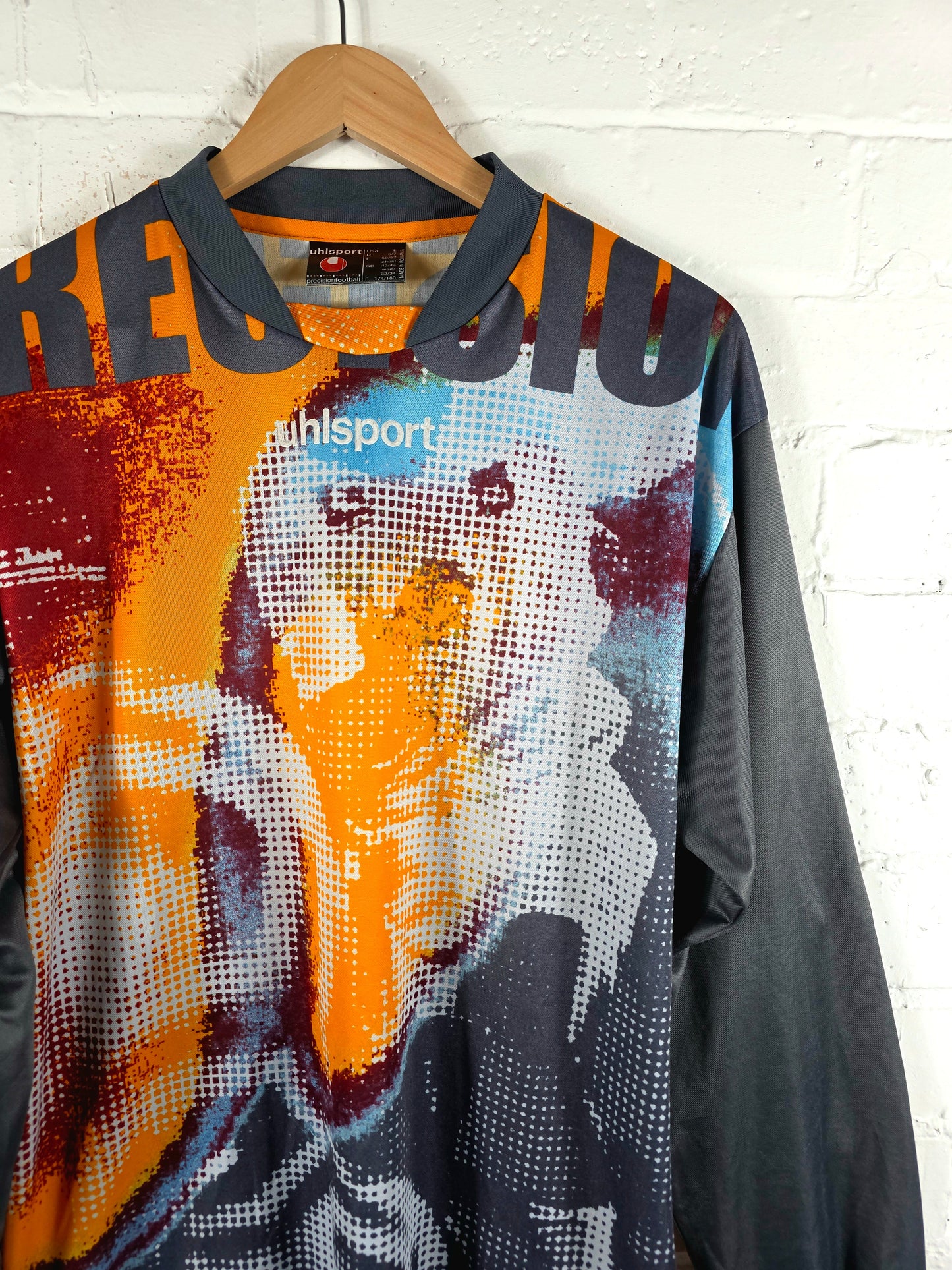 Uhlsport 2000/01 Long Sleeve Goalkeeper Template Shirt Large