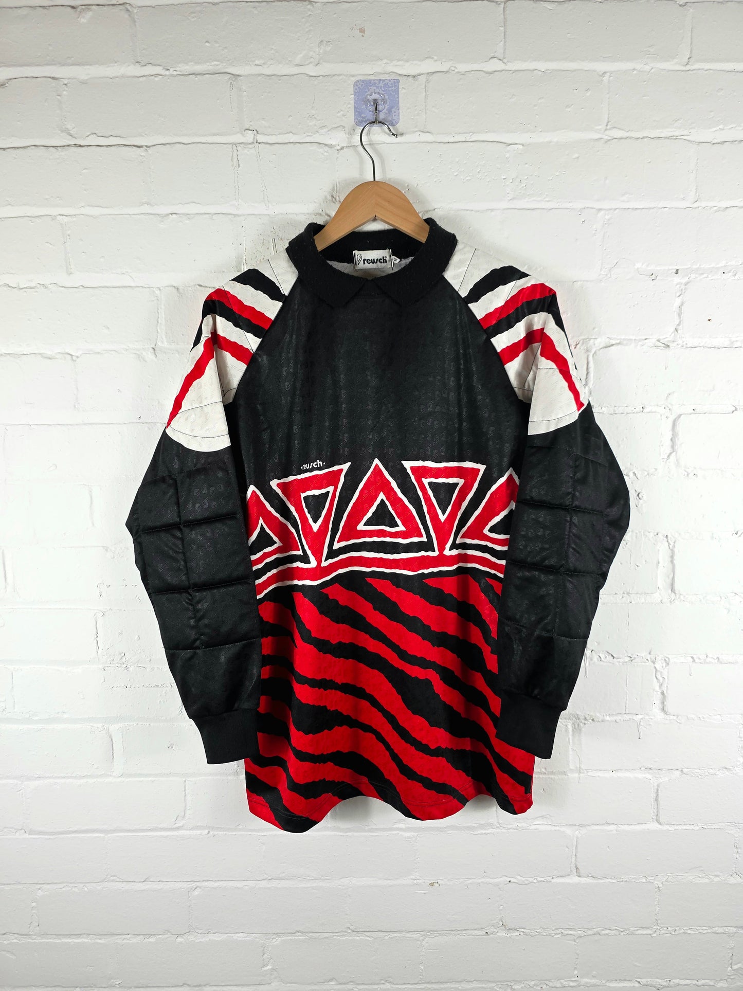 Reusch 1990/94 Vintage Long Sleeve Goalkeeper Template Shirt Medium