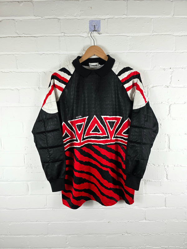 Reusch 1990/94 Vintage Long Sleeve Goalkeeper Template Shirt Medium