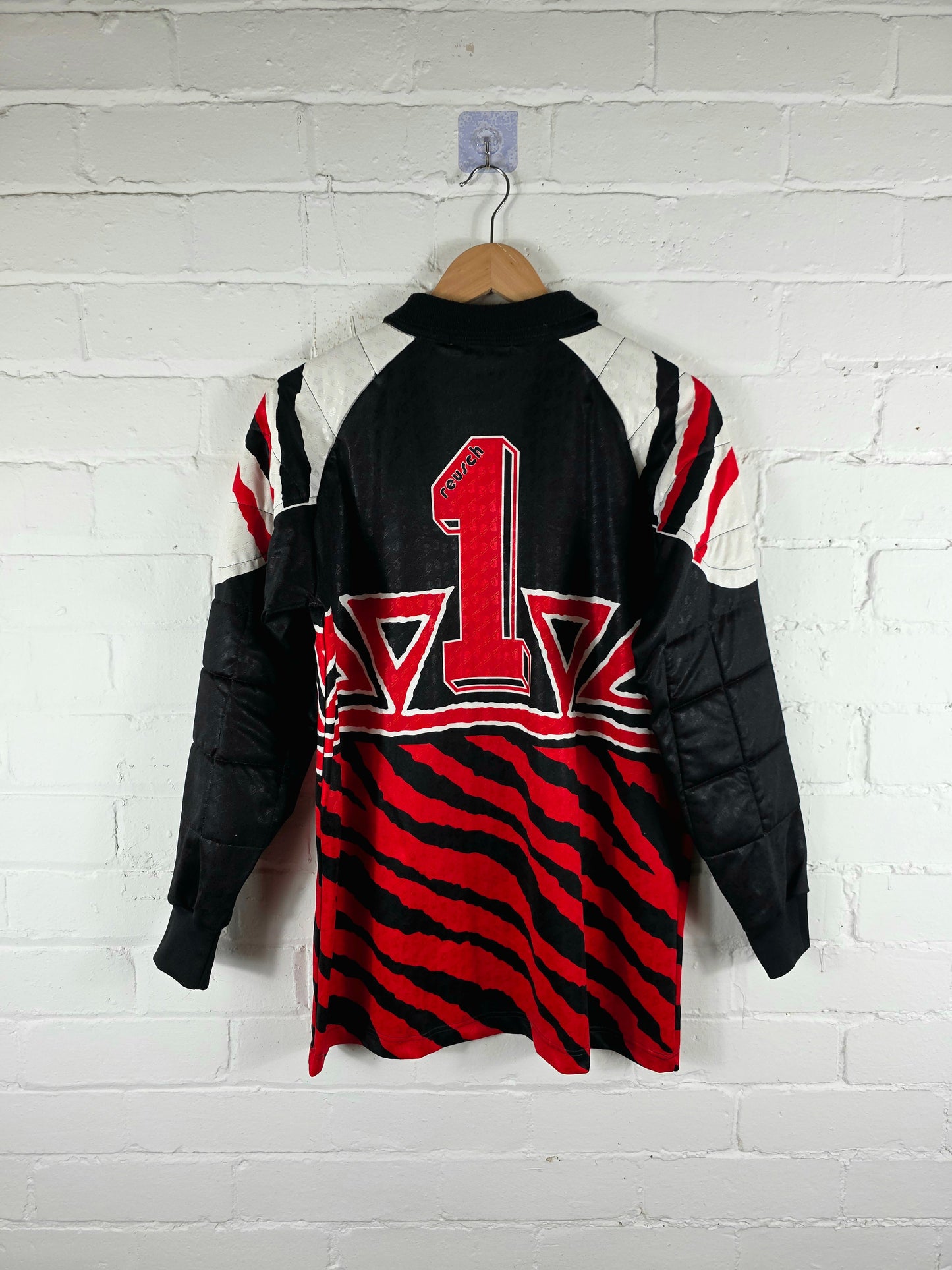 Reusch 1990/94 Vintage Long Sleeve Goalkeeper Template Shirt Medium