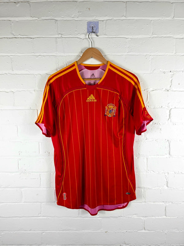 Adidas Spain 2006/08 Home Shirt Medium