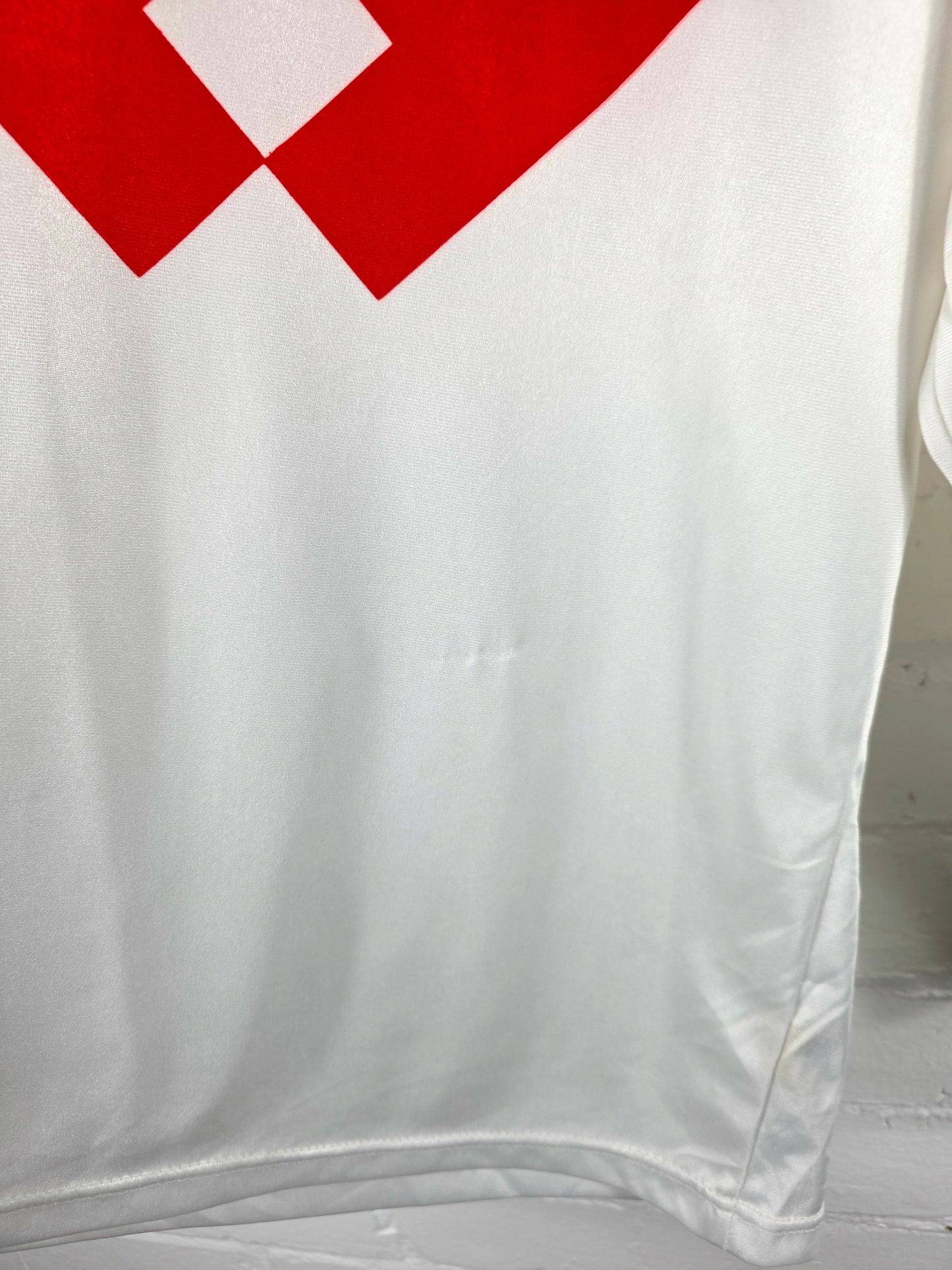 Ennerre Vintage 1990s Long Sleeve Vintage Template Football Shirt Large
