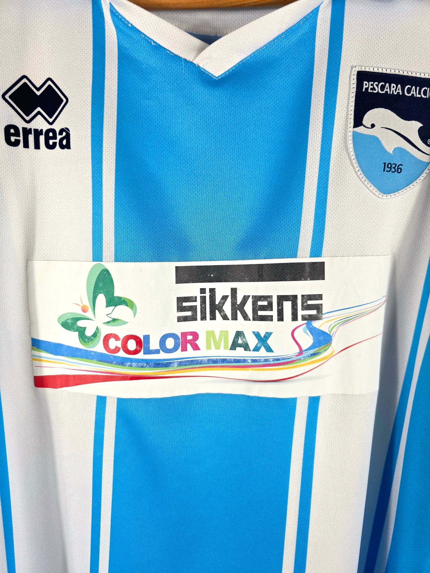 Errea Pescara 2013/14 Long Sleeve Match Issue Primavera Home Shirt XL