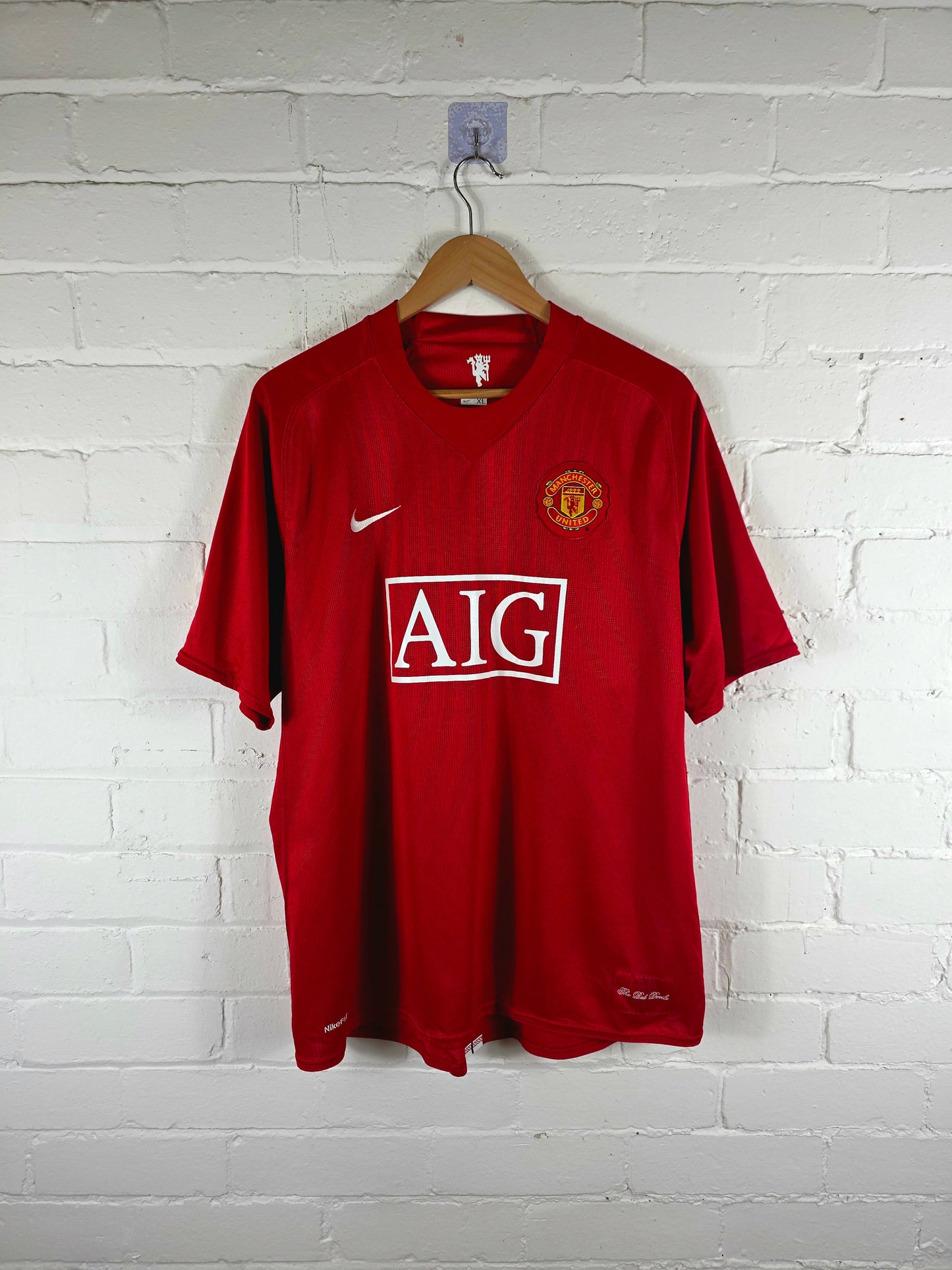 Nike Manchester United 2007/09 Home Shirt XL
