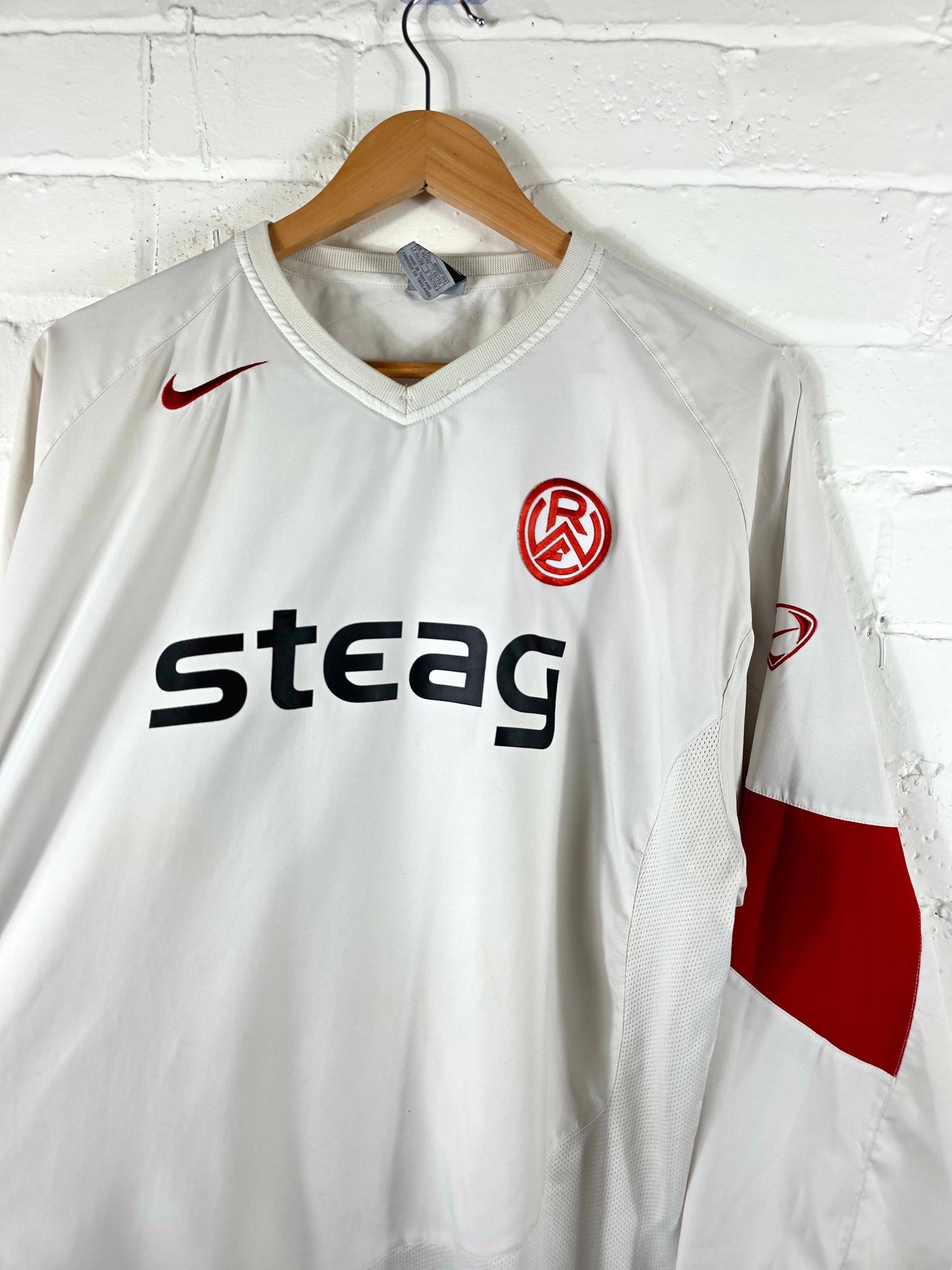 Nike Rot-Weiss Essen 2004/05 Long Sleeve Home Shirt XL