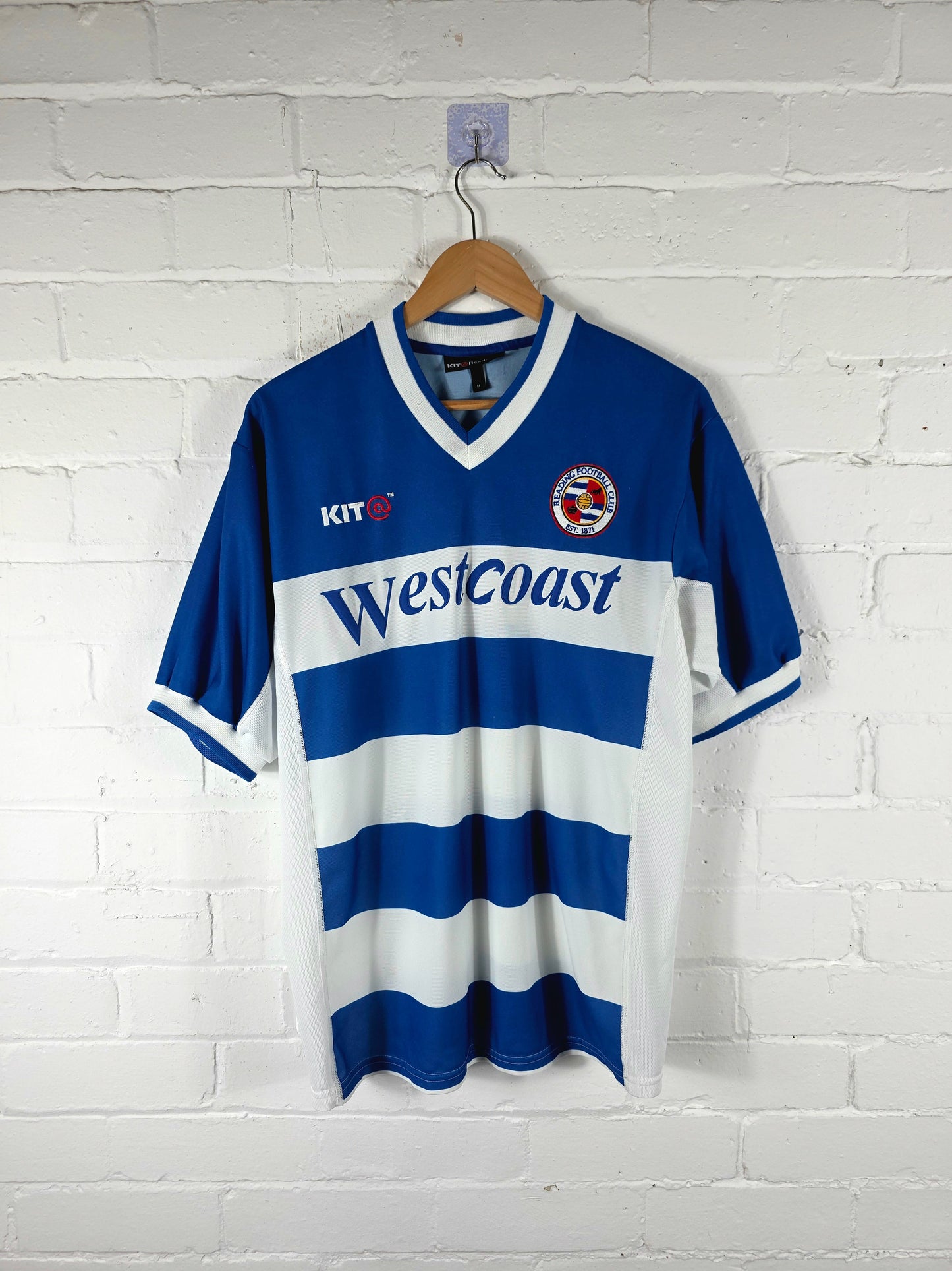 Kit Reading 2001/03 Home Shirt Medium