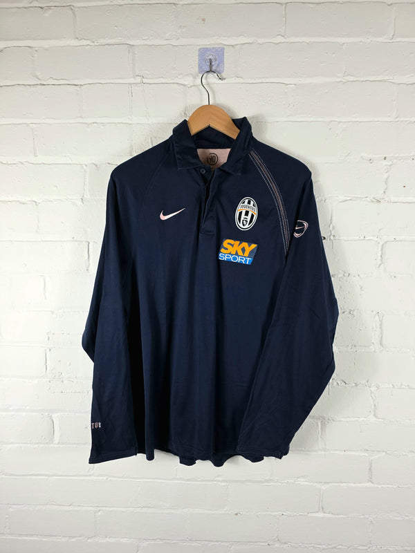 Nike Juventus 2004/05 Long Sleeve Polo Shirt Medium