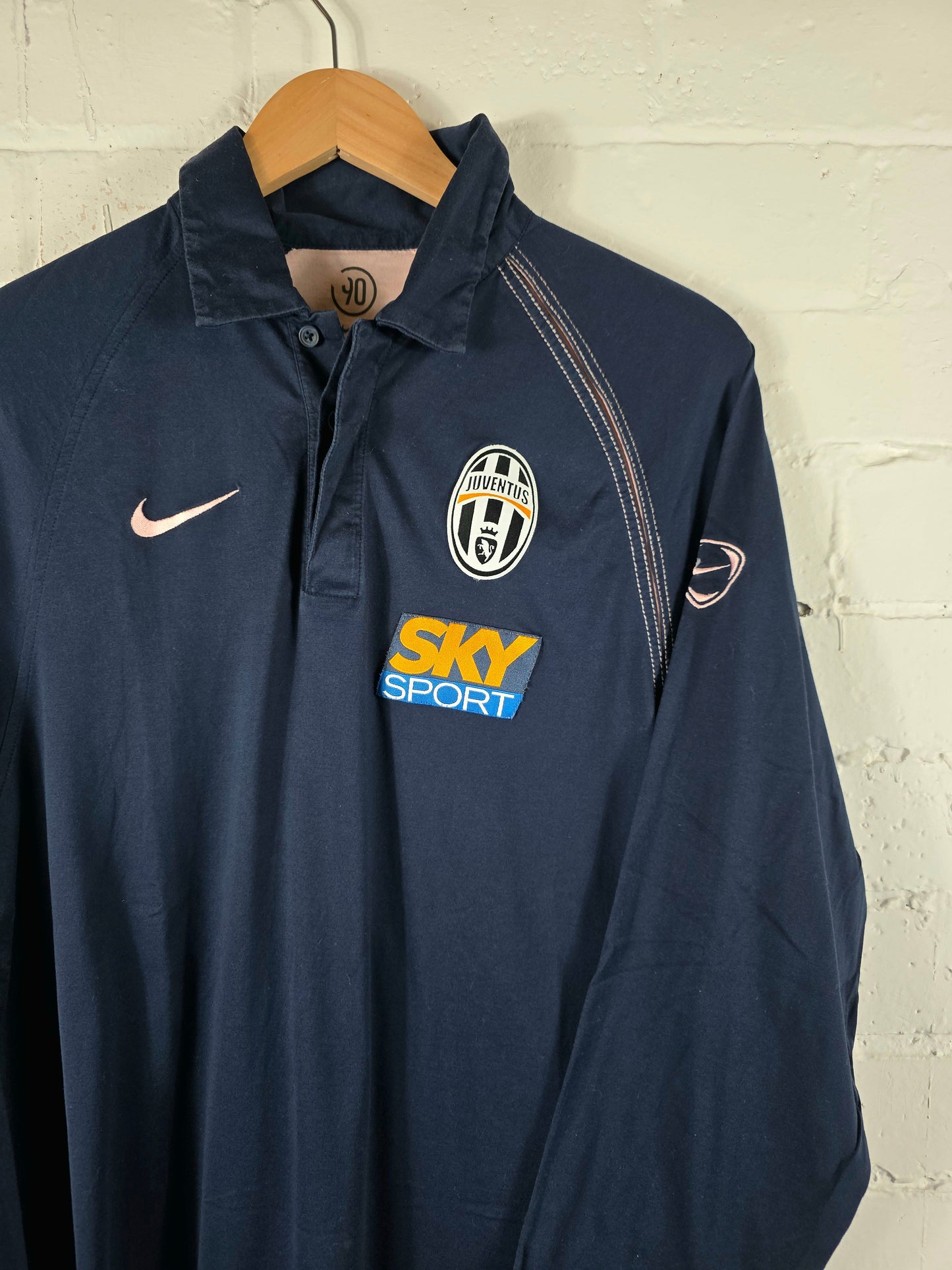 Nike Juventus 2004/05 Long Sleeve Polo Shirt Medium