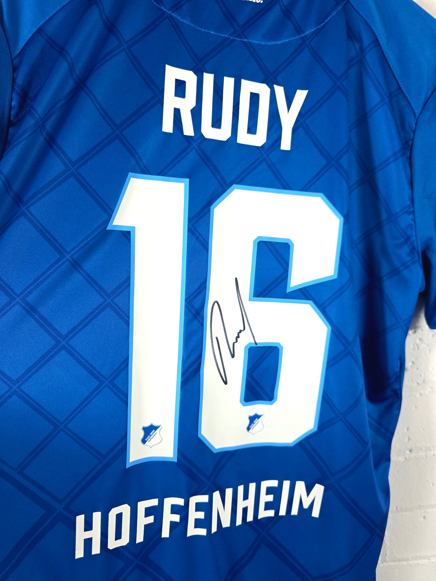 Joma Hoffenheim 2019/20 'Rudy 16' Signed Home Shirt XL