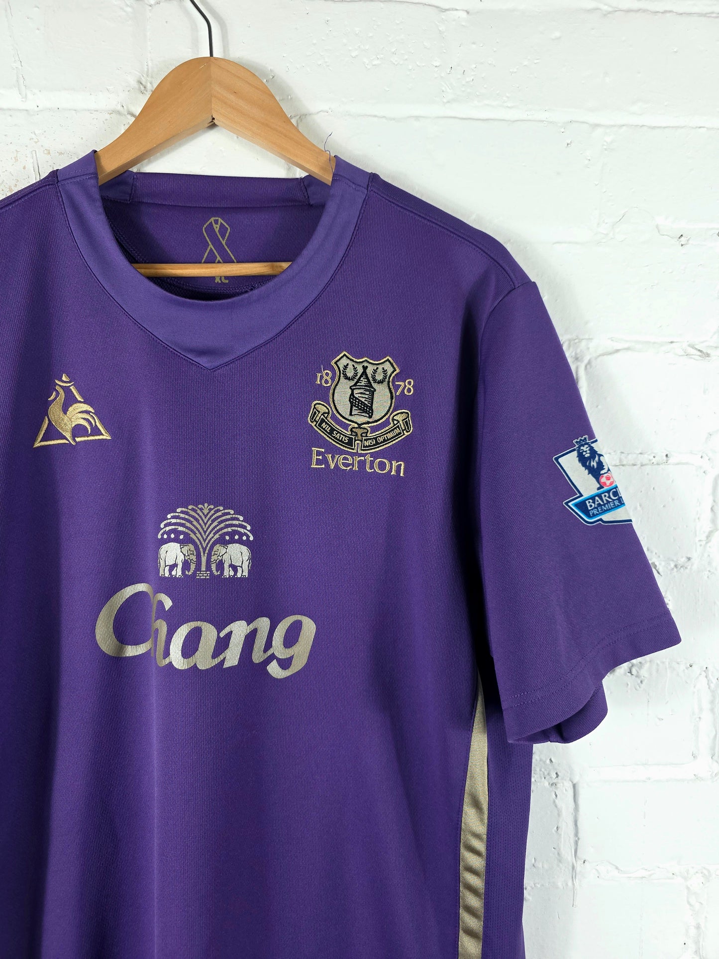 Le Coq Sportif Everton 2009/10 'Heitinga 5' Ltd Edition Third Shirt XL