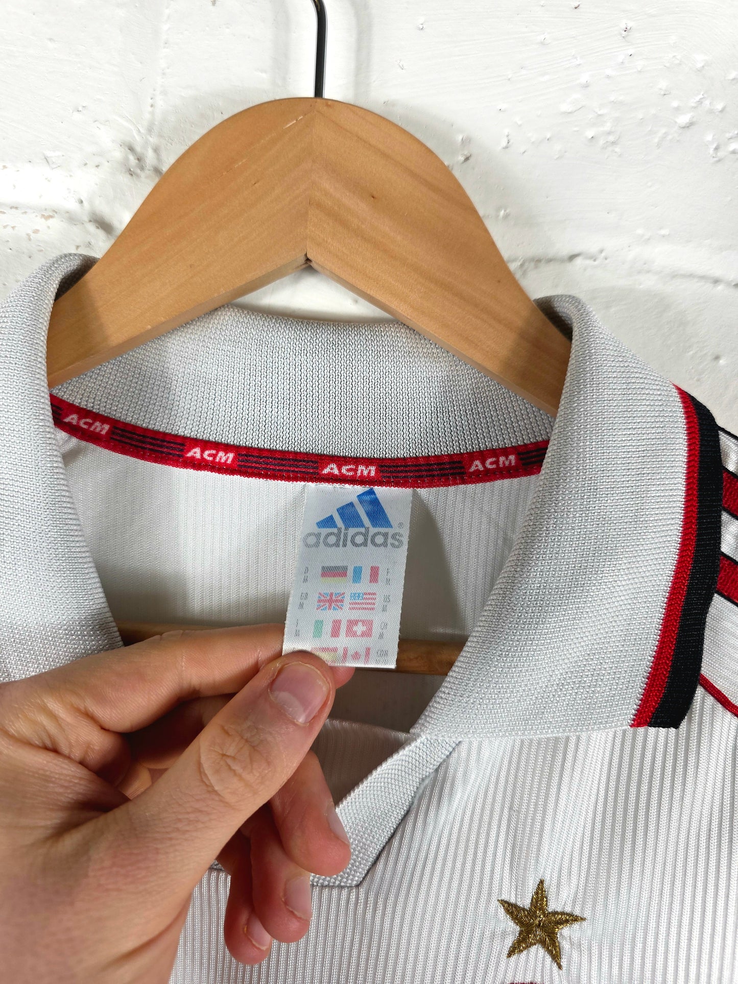 Adidas AC Milan 1998/00 Away Shirt Medium