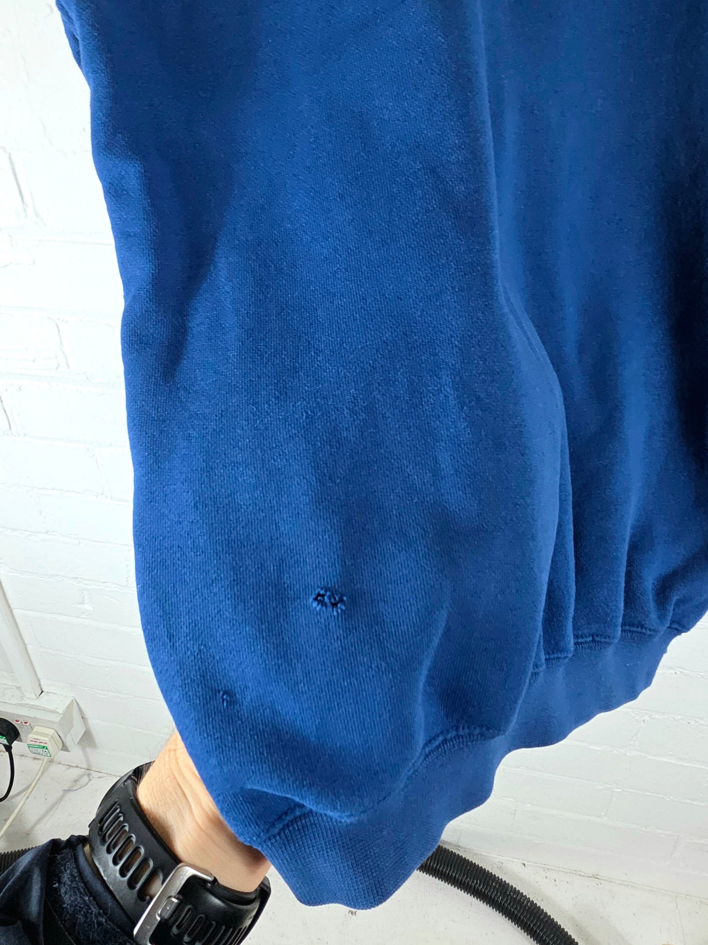 Adidas Equipment 1990s Navy Spellout Sweatshirt Medium