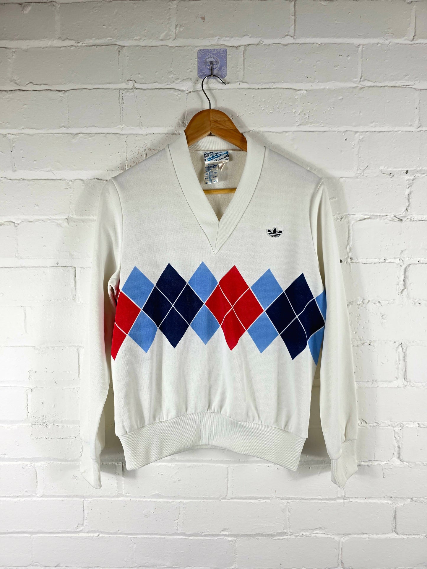 Adidas Ventex 1980s Vintage Ivan Lendl Tennis Sweatshirt Small