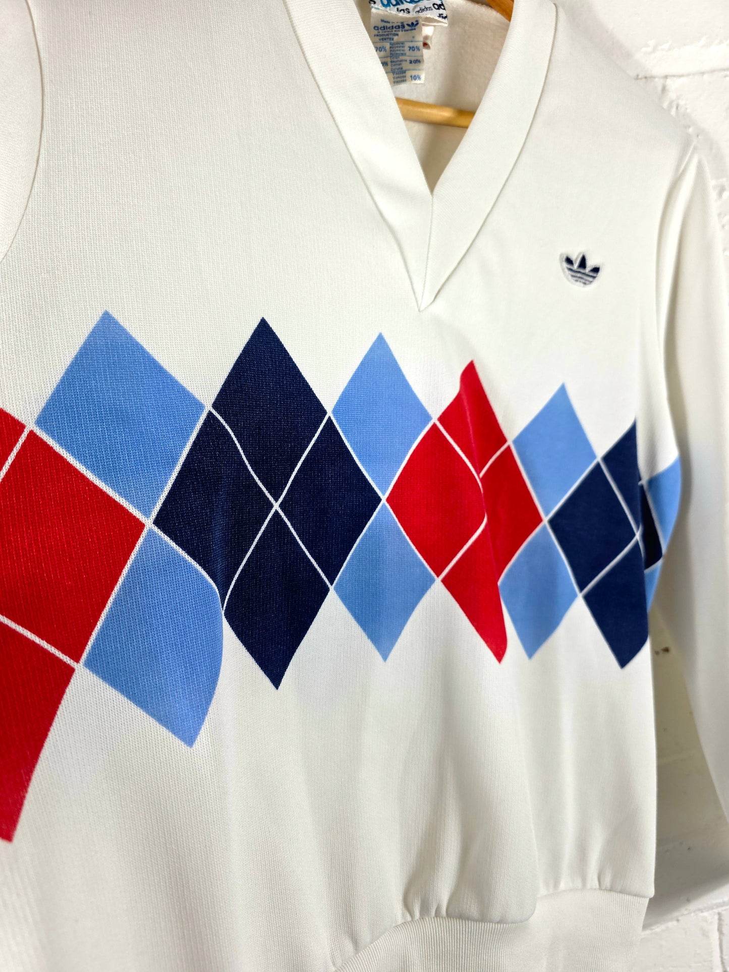 Adidas Ventex 1980s Vintage Ivan Lendl Tennis Sweatshirt Small