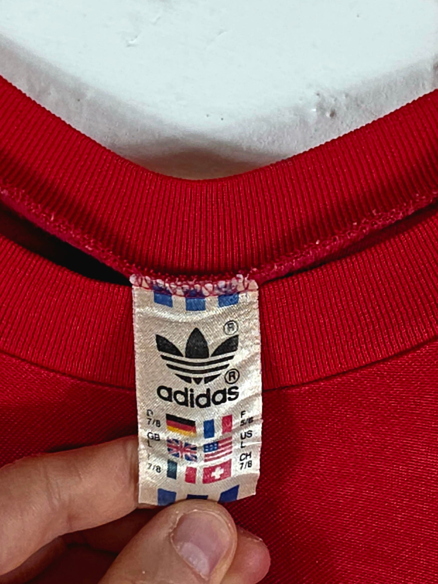 Adidas Bayern Munich 1989/91 Long Sleeve Home Shirt Large