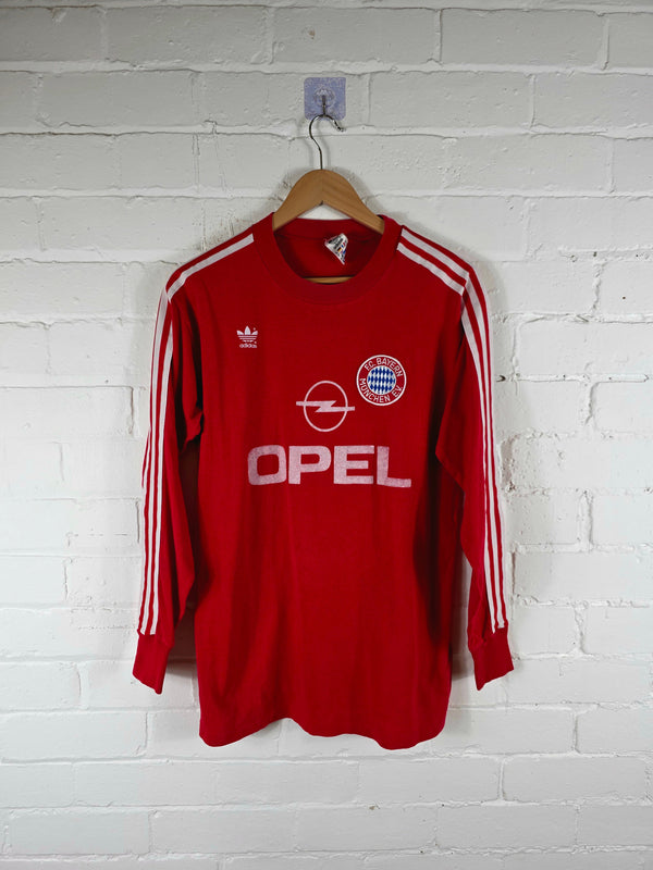 Adidas Bayern Munich 1989/91 Long Sleeve Home Shirt Medium