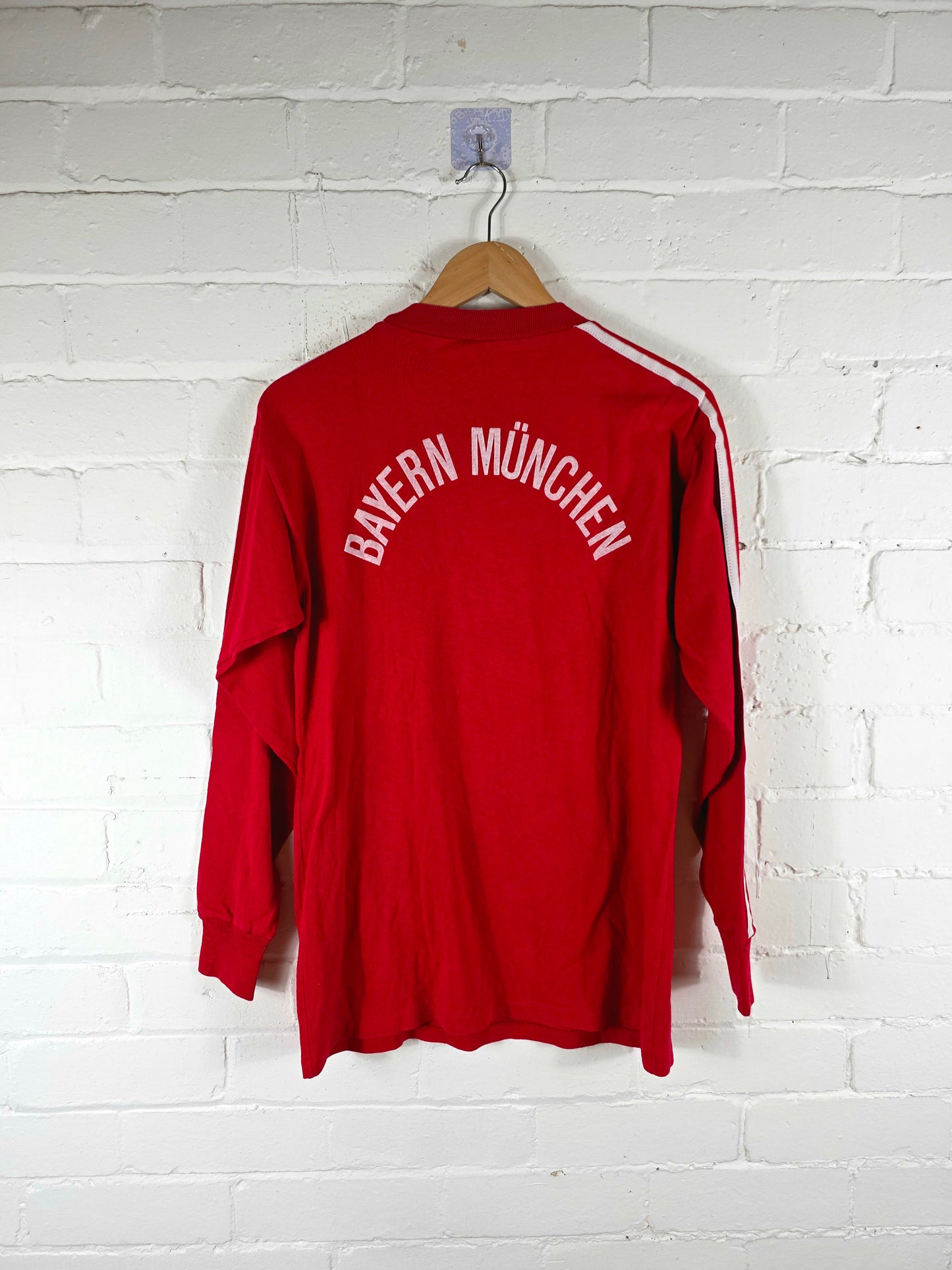 Adidas Bayern Munich 1989/91 Long Sleeve Home Shirt Medium