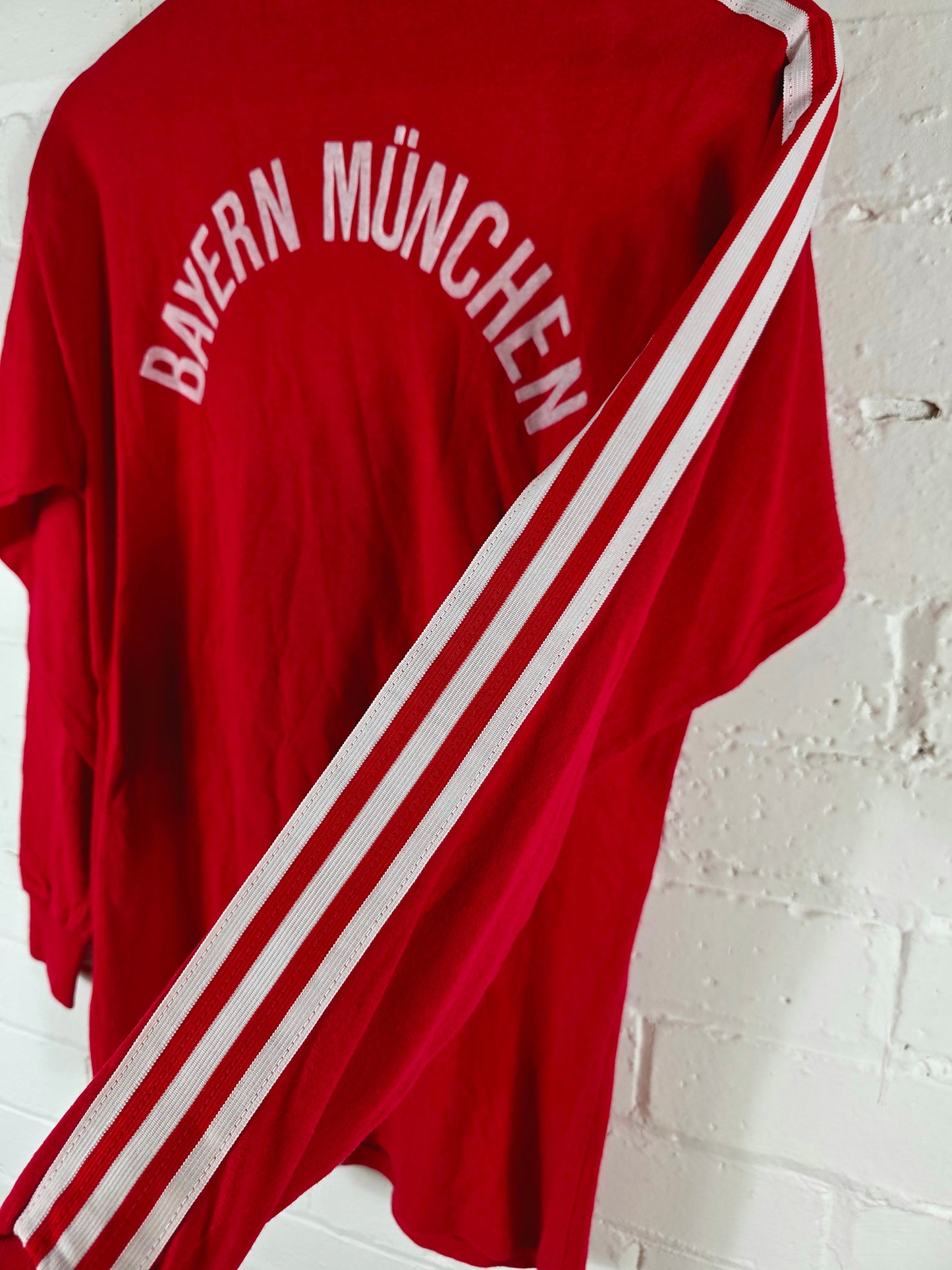 Adidas Bayern Munich 1989/91 Long Sleeve Home Shirt Medium