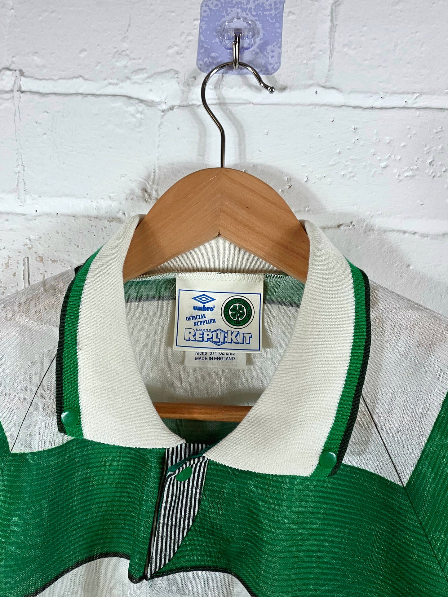 Umbro Celtic 1991/92 Home Shirt Medium