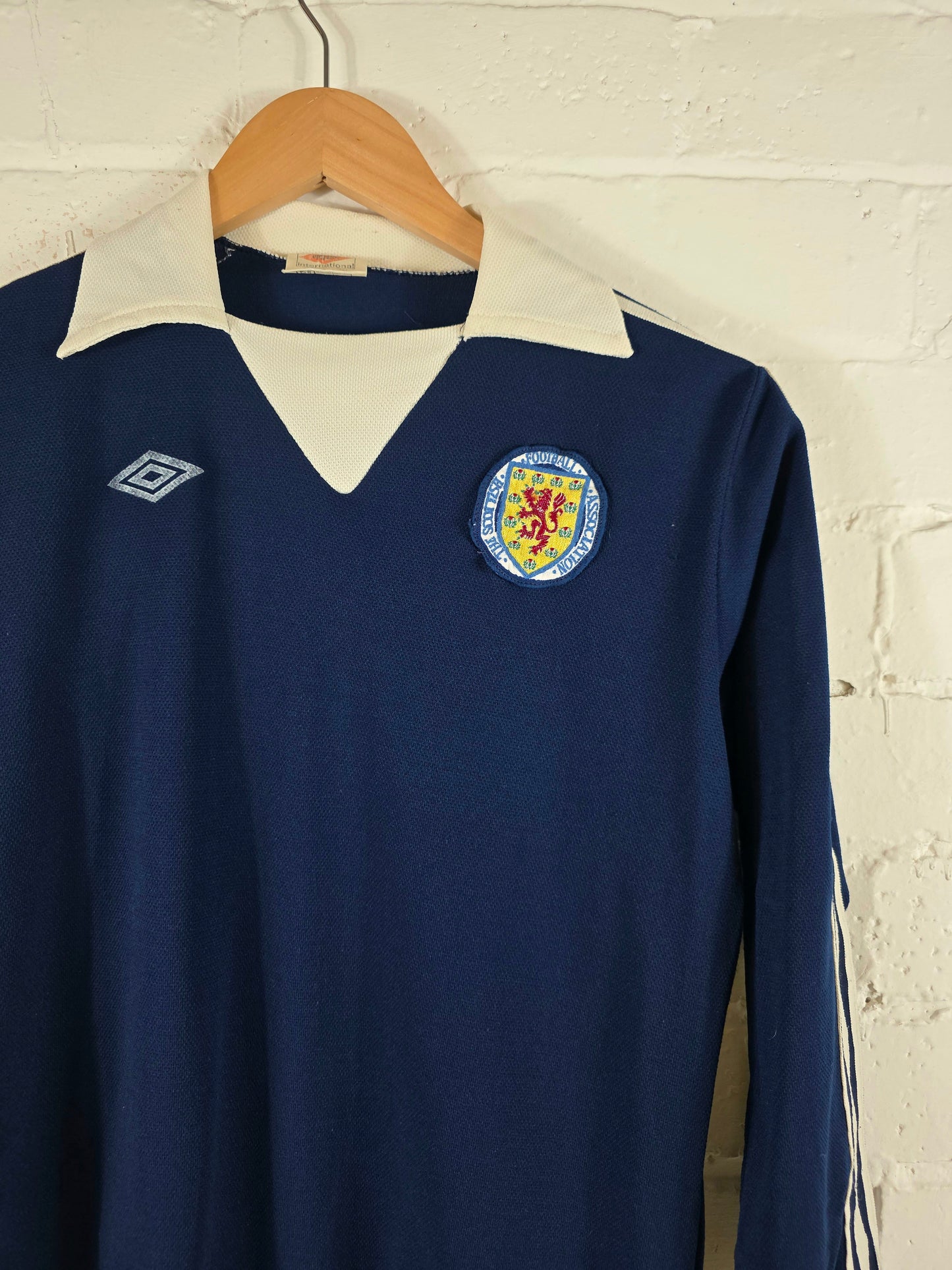 Umbro Scotland 1976/79 Long Sleeve Home Shirt Medium