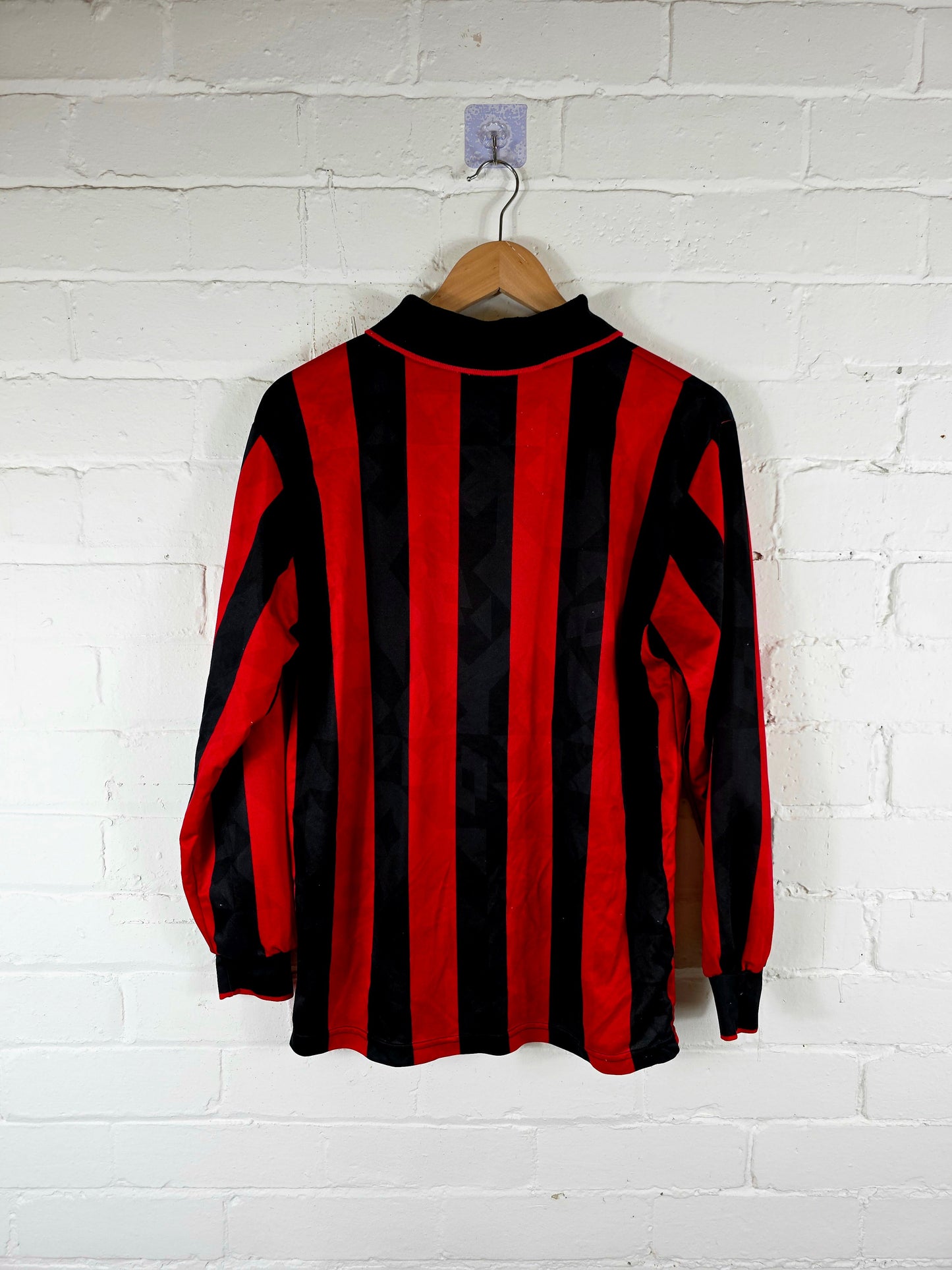 Lotto AC Milan 1994/95 Long Sleeve Home Shirt Medium
