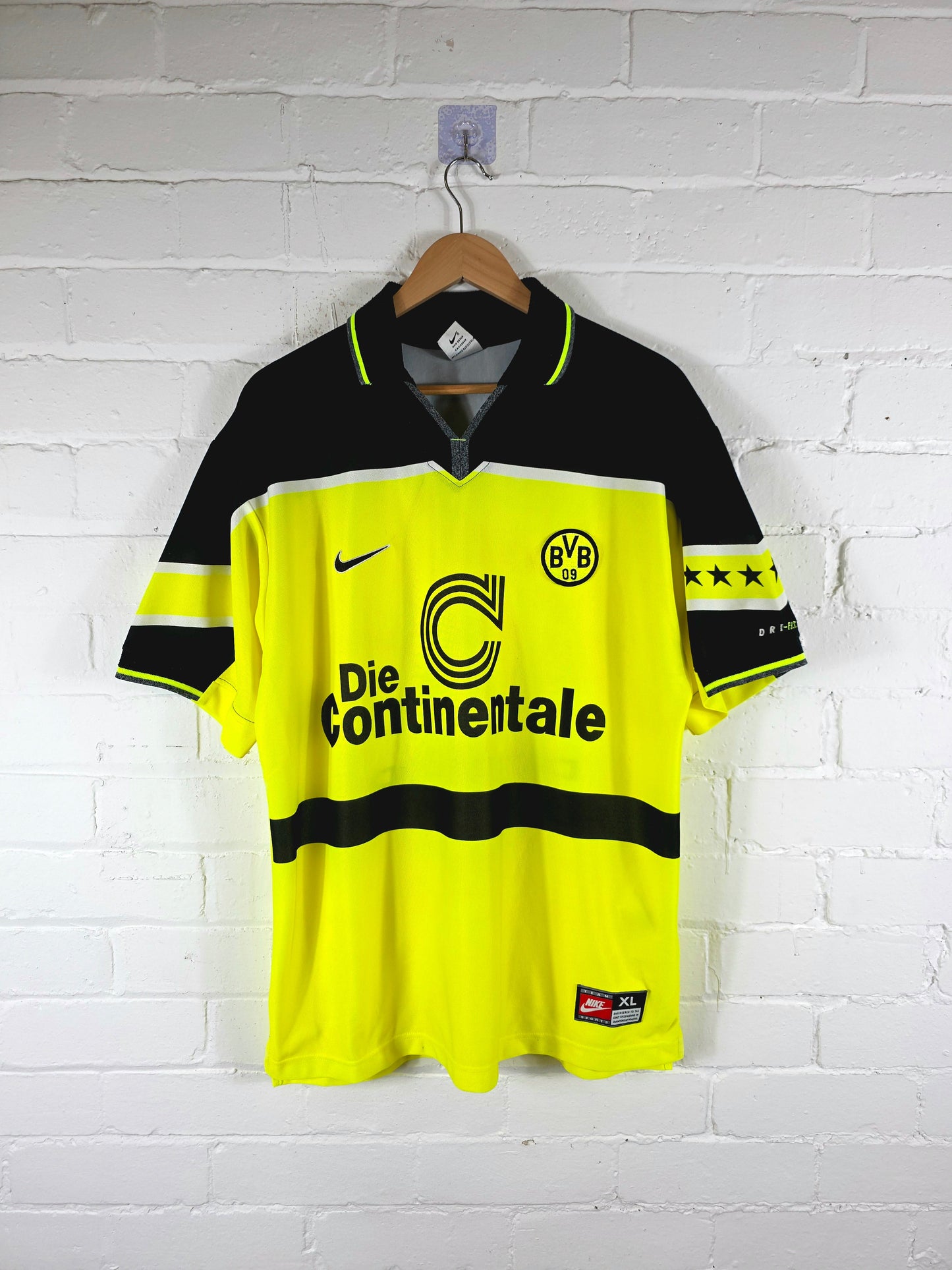 Nike Borussia Dortmund 1997/98 Home Shirt XL