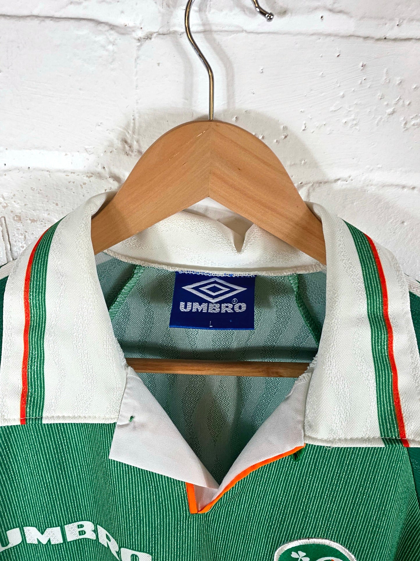 Umbro Republic of Ireland 1996/98 Home Shirt Large