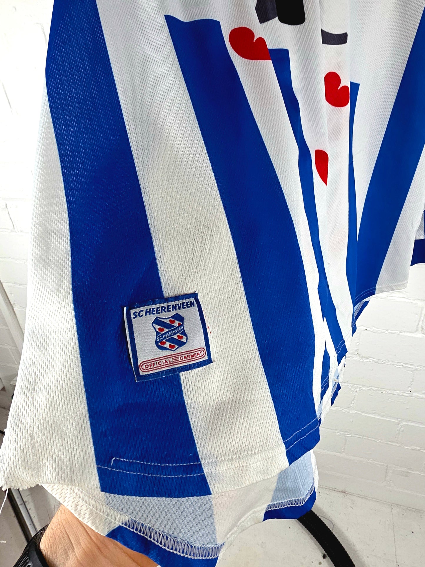 Fila Heerenveen 1999/00 Long Sleeve Match Issue Home Shirt XXL
