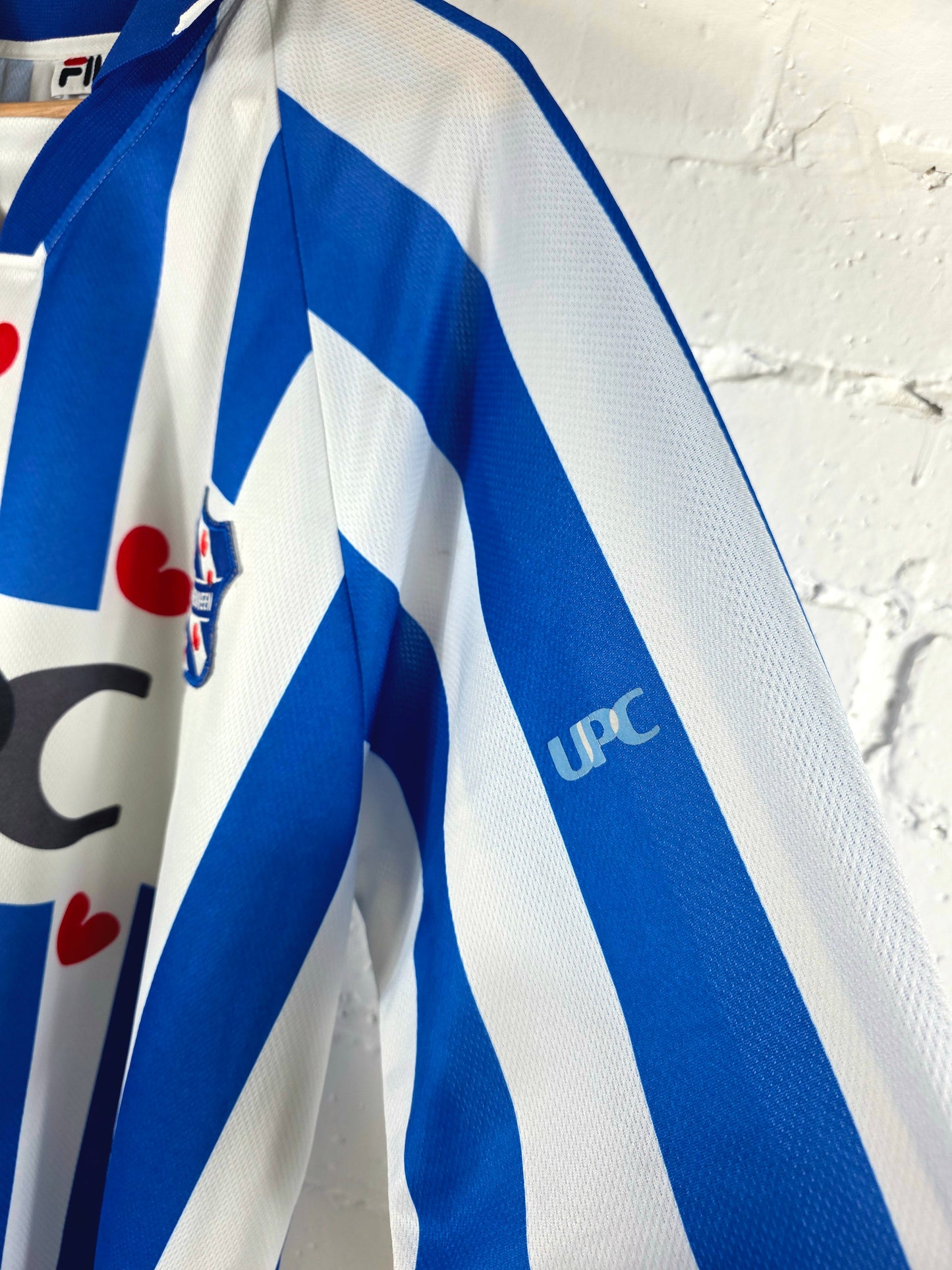 Fila Heerenveen 1999/00 Long Sleeve Match Issue Home Shirt XXL