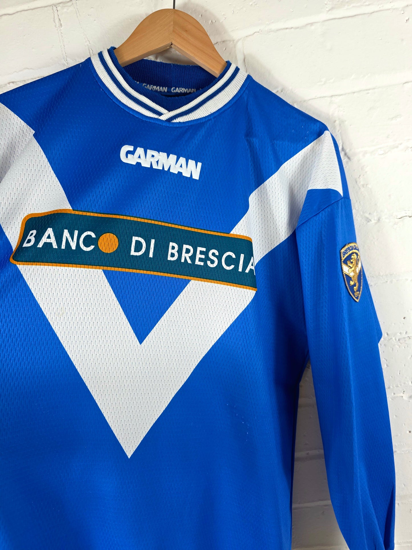 Garman Brescia 2001/02 'Baggio 10' Long Sleeve Home Shirt Large